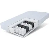 FDM MEMORY Matras 90x200 cm - Pocketvering Matrassen Eenpersoons - Hoogte 16 cm H3 - Dubbelzijdig - 7 zones - Afritsbaar hoes wasbaar - Antiallergisch en Ademende - Öko-Tex gecertificeerd
