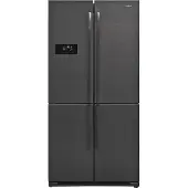 Vestfrost VR-FW916-1E0D - Koel-vriescombinatie - Black RVS - 588 Liter - ijsblokjesproductie - Maxi-Fresh filter - 0 ° compartiment - NoFrost - ION technologie