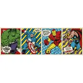 Merkloos Poster Marvel Comics Triptico 158x53cm