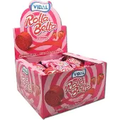 Vidal Snoep Rolla Belta Aardbeien Zure Mat Display 24 Stuks