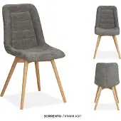 Maxfurn MX Sofa Eetkamer stoel Sorrento | kleur: Ash