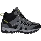 Hi-tec Jaguar Mid Polyester Heren Wandelschoenen In Grafiet/Zwart/Citroen