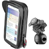 Lampa Optiline Waterdichte Telefoonhouder Motor Scooter Spiegel- en Dwarsstangbevestiging