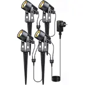 Livolo Tuinspot Complete Set van 4 | Verlichting 12V | Plug&Play | Warm/wit