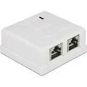 Allteq Cat 6 wandcontactdoos -