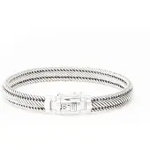 Buddha to buddha edwin mini bracelet silver