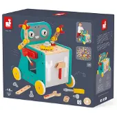 Janod - Brico'Kids - Robot trolley activiteitenwagen