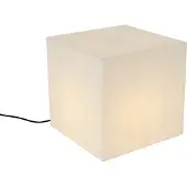 QAZQA Moderne buitenlamp wit 38 cm vierkant IP44 - Nura