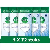 Dettol Desinfecterende Schoonmaakdoekjes - Cleanser - 72 stuks - 5 Stuks - Voordeelverpakking