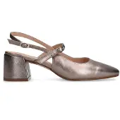 Manfield Metallic leren slingbacks | Maat 37