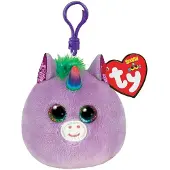 TY Squish a Boo Clips Knuffel Unicorn Rosette 8 cm