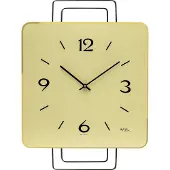 AMS 9691 moderne wandklok / messing