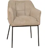 Bronx Scandinavische eetkamerstoel Jens taupe