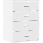 vidaXL Dressoir 60x39x80 cm bewerkt hout wit