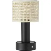 PR Home LED-tafellamp Tiara, zwart, Woon-/ Eetkamer, metaal, Modern, LED tafellamp