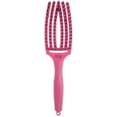 Olivia Garden Finger Brush Combo Medium Hot Pink Haarborstel