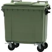 Sonstiges Container met deksel en wielen 770 liter groen