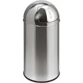 EKO Pushcan Zilver RVS 40L