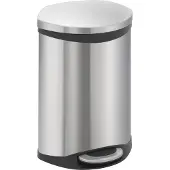 EKO Shell Bin Mat Zilver RVS 10L