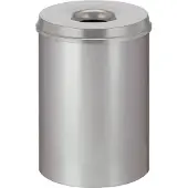 Vepa Bins Papierbak met vlamdover Vepabins 30liter grijs