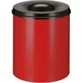 V-Part Papierbak vlamdovend 80ltr rood/zwart