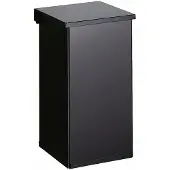 DutchDesign Pedaalemmer 55 l Zwart Gepoedercoat aluminium