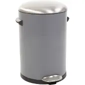 EKO Belle Deluxe pedaalemmer grijs 12 liter