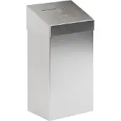 Vepa Bins Push prullenbak 50 l Zilver Roestvrij staal