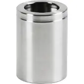 Huismerk Tafelafvalbakje Open Top Mat Zilver RVS 2L