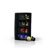 L'OR Capsulehouder 4-laags Kunststof Zwart 19,2 x 28 cm