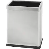 Huismerk Dubbelwandige Papierbak Mat RVS 10 liter