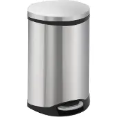 EKO Pedaalemmer Shell bin RVS mat 18 l