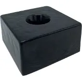 Scentchips Kandelaar Block Zwart D 8 H 3 Cm