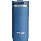 Zoku Thermosbeker, 355 ML, RVS/Polypropyleen, BPA vrij, Blauw- Zoku