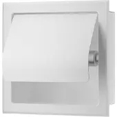 Boss & Wessing Toiletrolhouder Inbouw BWS Milan Met Klep Mat Wit