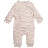BESS baby gestreept boxpak zand Jongens/Meisjes Stretchkatoen V-hals Streep - maat 86