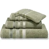 Vandyck Prestige Lines badlaken 90x180 Smoke Green