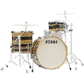 Tama Superstar Classic 22 3pc Shell Pack Natural Tiger Ebony Wrap