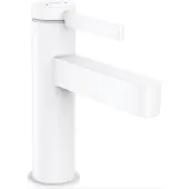 Hansgrohe Finoris - Wastafelmengkraan - Met afvoerplug - 100mm - Mat Wit