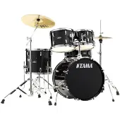 Tama Stagestar 20" 5pc Drum Kit w/Cymbals Black Sparkle