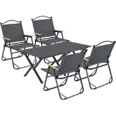 Casa.pro Tuinset Botrugno 5-delig campingset grijs