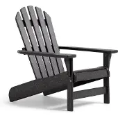 Keter Tahoe Adirondack Premium Tuinstoel - 88,9x71,76x93,35cm - Gerecycled Hoogwaardig HDPE kunststof - Grijs