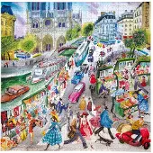 Eeboo 1000-delige puzzel Paris Bookseller