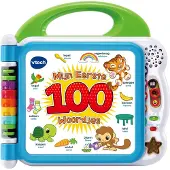 Vtech Baby Mijn Eerste 100 Woordjes Boek - Educatief Speelgoed - Woordjes Leren - Nederlands & Engels Gesproken - Cadeau - Kinderspeelgoed 1.5 tot 4 Jaar