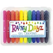 Sonstige Verlage - Rainy Dayz - Gel crayons - 12 Gekleurde raamkrijtjes