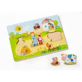 Haba Puzzel Op De Boerderij 8 Stukjes