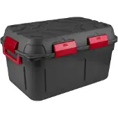 Sunware Q-line waterdichte opbergbox met deksel 130L - 79x54.5x42.5 cm