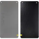 HMS MFK02 Fitnessmat, trainingsmat, gymnastiekmat, antislip, met oogjes, grijs