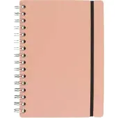 Vacavaliente - Studio Notitieboek A5 - Gerecycled Leer - Roze