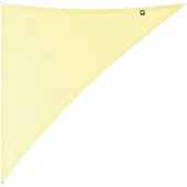 Kopu schaduwdoek driehoek 5x6x7,8 mtr 230 grams waterdicht creme